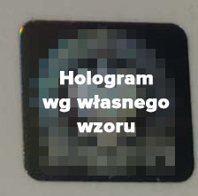 hologram kolekcjonerski zindywidualizowany